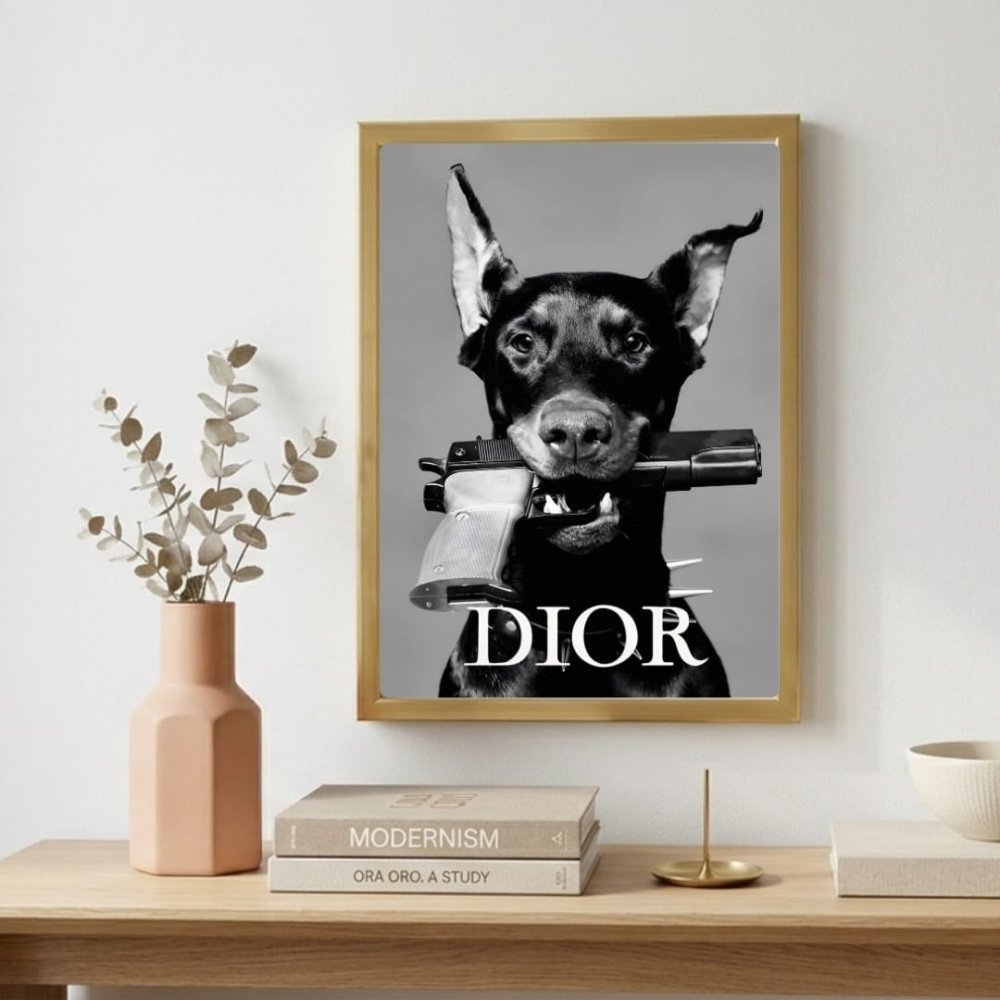 Luxury brand - Vibes DistrictLuxury brand poster GoldVibes District