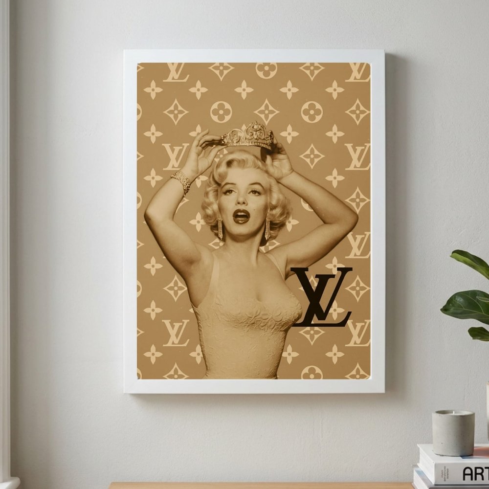 Luxury brand - Vibes DistrictLuxury brand poster GoldVibes District