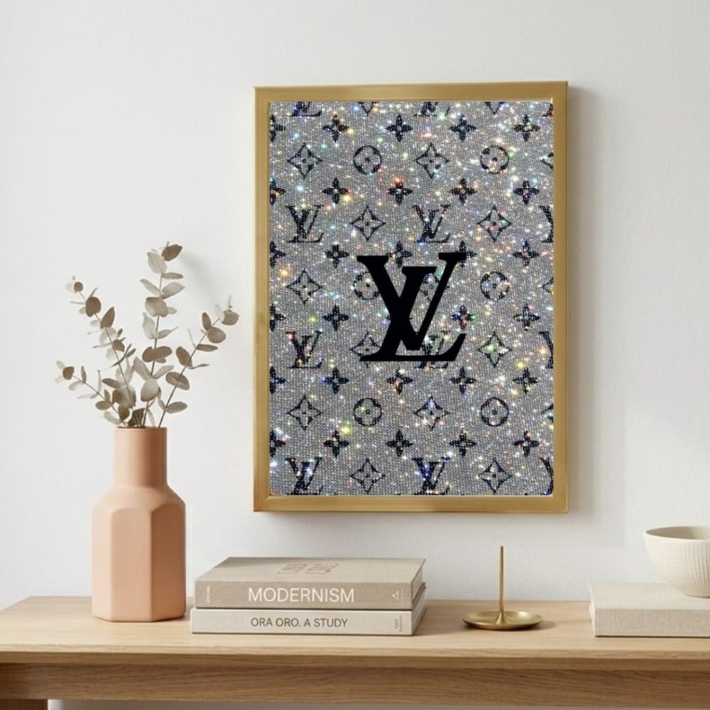 Luxury brand - Vibes DistrictLuxury brand poster GoldVibes District