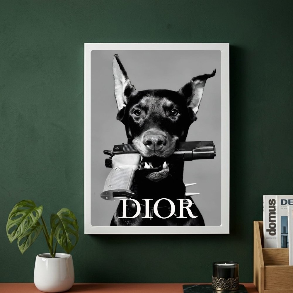 Luxury brand - Vibes DistrictLuxury brand poster GoldVibes District