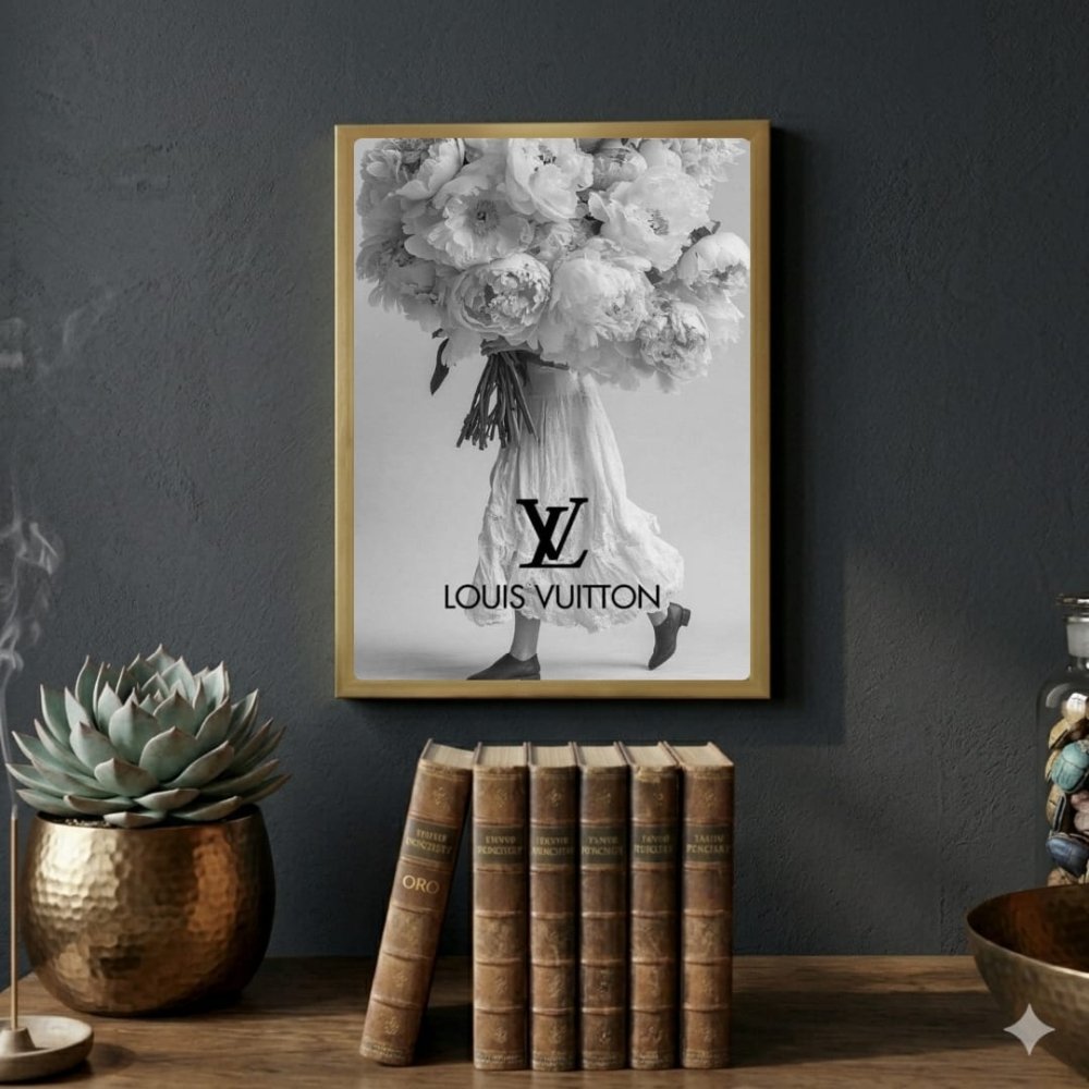 Luxury brand - Vibes DistrictLuxury brand poster GoldVibes District