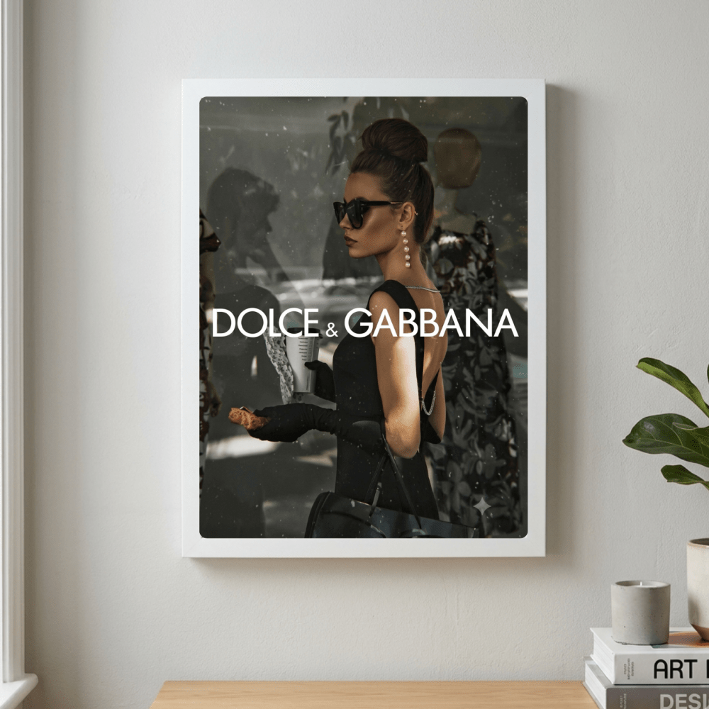 Luxury brand - Vibes DistrictLuxury brand poster GoldVibes District