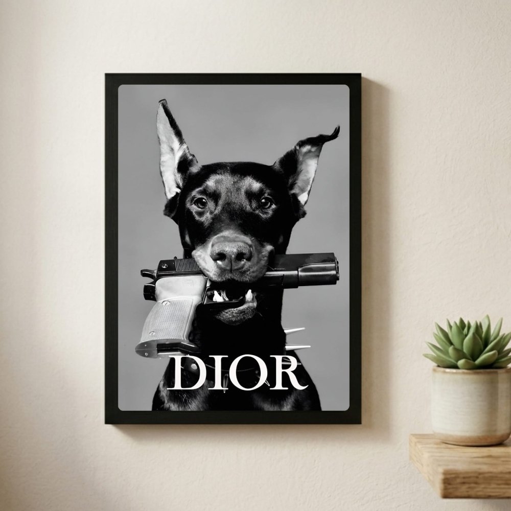Luxury brand - Vibes DistrictLuxury brand poster GoldVibes District
