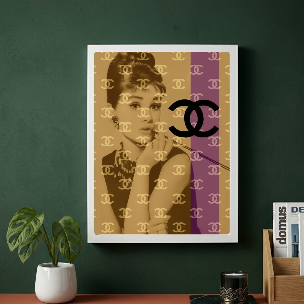Luxury brand - Vibes DistrictLuxury brand poster GoldVibes District