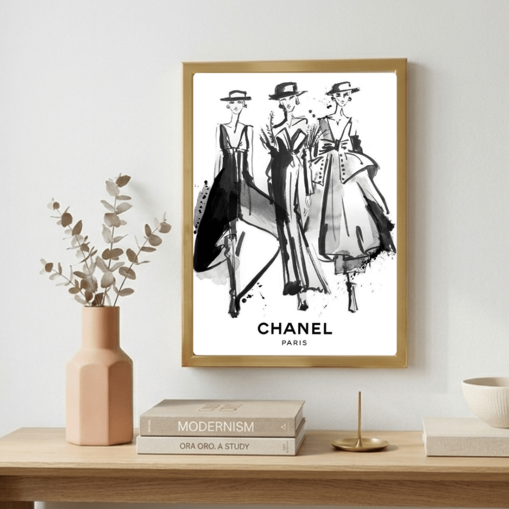 Luxury brand - Vibes DistrictLuxury brand poster GoldVibes District