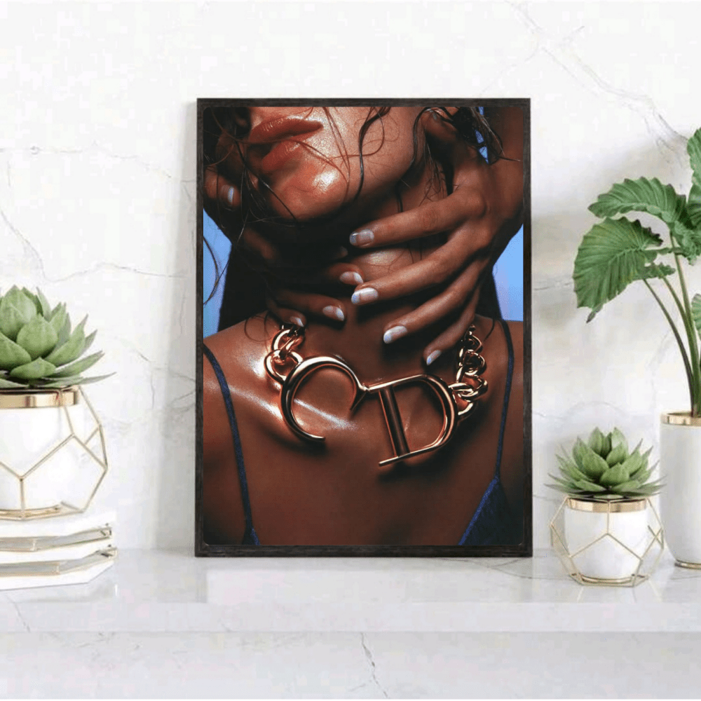 Luxury brand - Vibes DistrictLuxury brand poster GoldVibes District