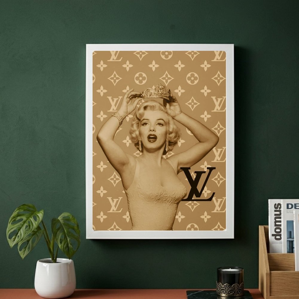 Luxury brand - Vibes DistrictLuxury brand poster GoldVibes District