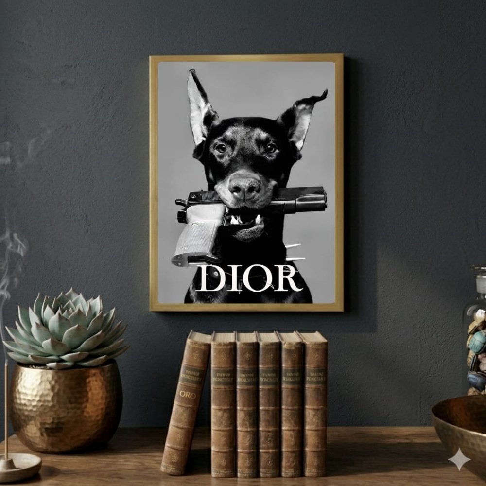 Luxury brand - Vibes DistrictLuxury brand poster GoldVibes District