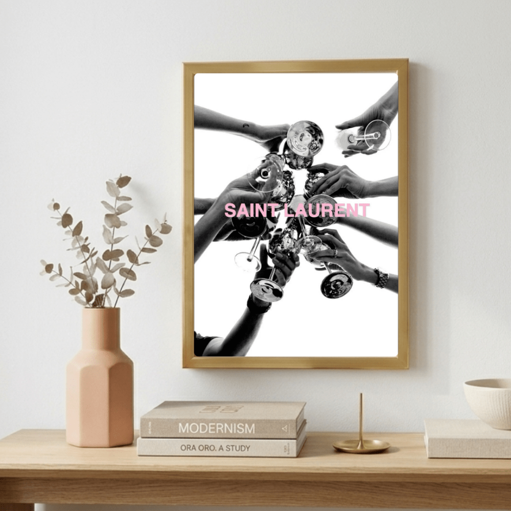 Luxury brand - Vibes DistrictLuxury brand poster GoldVibes District