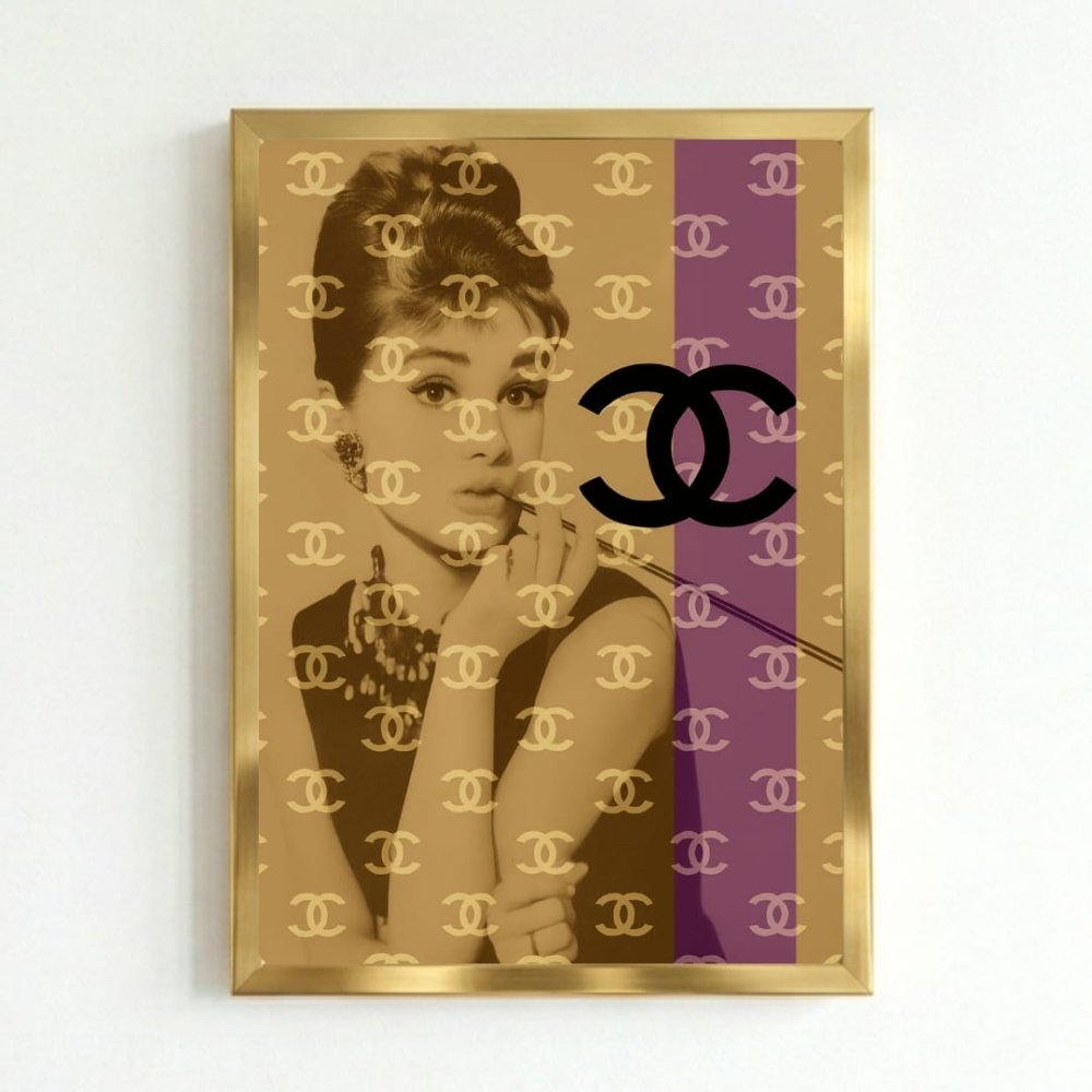 Luxury brand - Vibes DistrictLuxury brand poster GoldVibes District