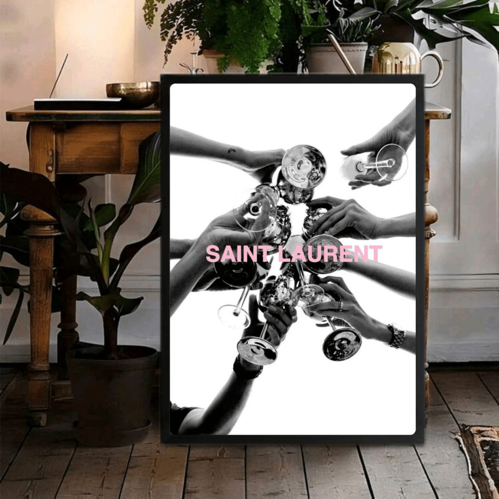 Luxury brand - Vibes DistrictLuxury brand poster GoldVibes District