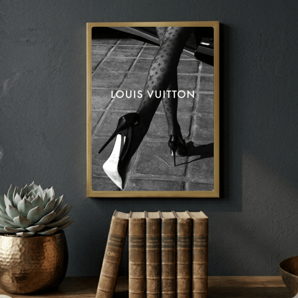 Luxury brand - Vibes DistrictLuxury brand poster GoldVibes District