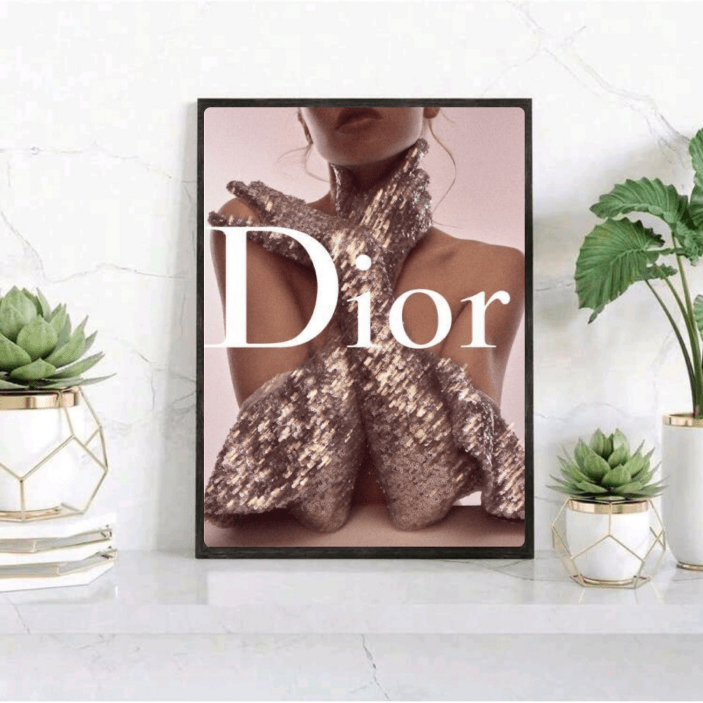 Luxury brand - Vibes DistrictLuxury brand poster GoldVibes District