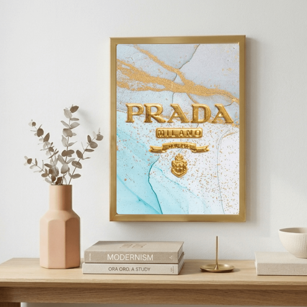 Luxury brand - Vibes DistrictLuxury brand poster GoldVibes District