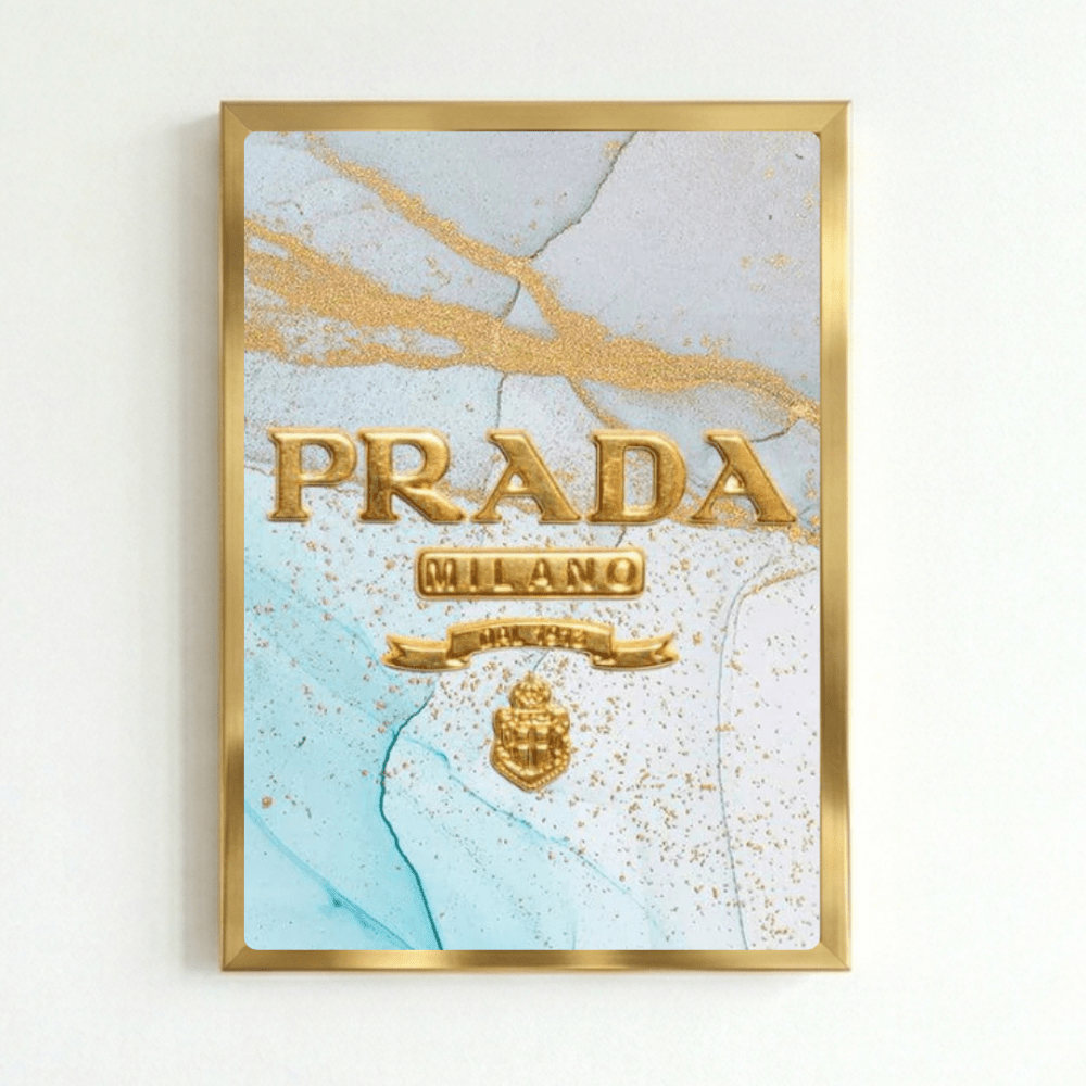 Luxury brand - Vibes DistrictLuxury brand poster GoldVibes District