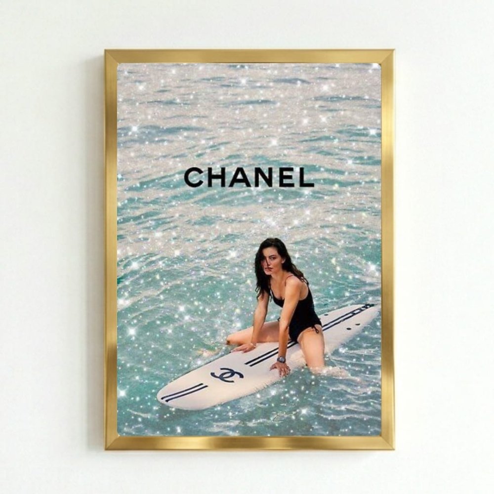 Luxury brand - Vibes DistrictLuxury brand poster GoldVibes District
