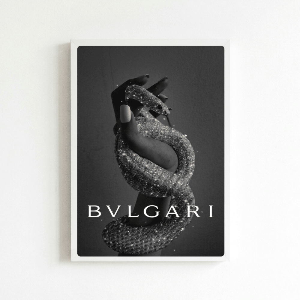 Luxury brand - Vibes DistrictLuxury brand poster BiancoVibes District
