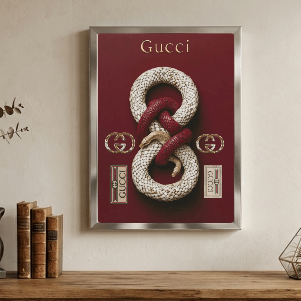 Luxury brand - Vibes DistrictLuxury brand poster GoldVibes District