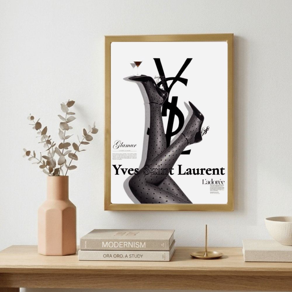 Luxury brand - Vibes DistrictLuxury brand poster GoldVibes District
