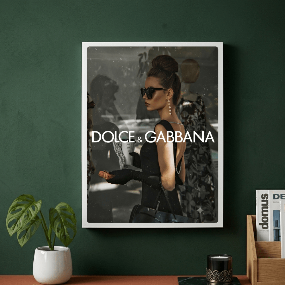 Luxury brand - Vibes DistrictLuxury brand poster GoldVibes District