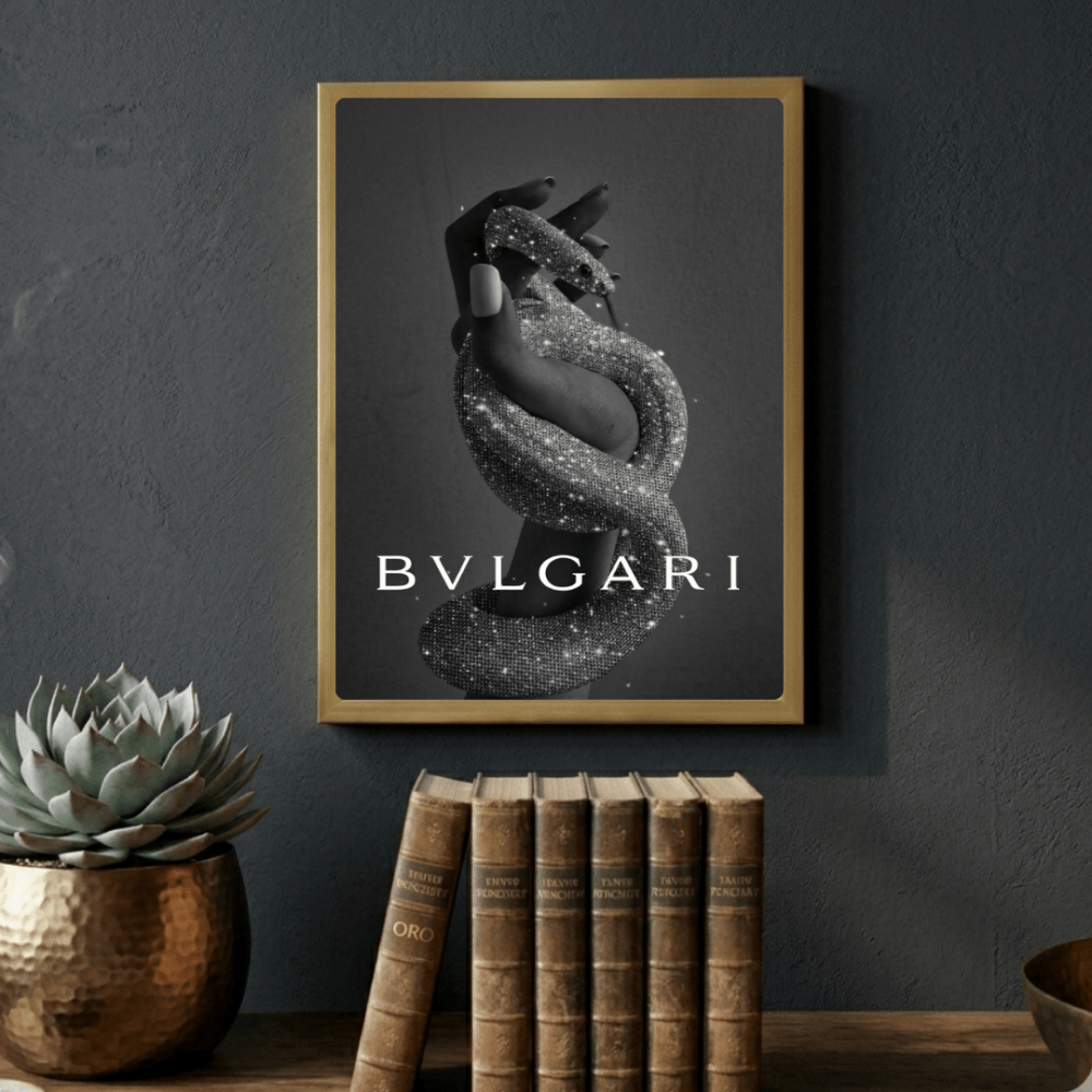 Luxury brand - Vibes DistrictLuxury brand poster GoldVibes District