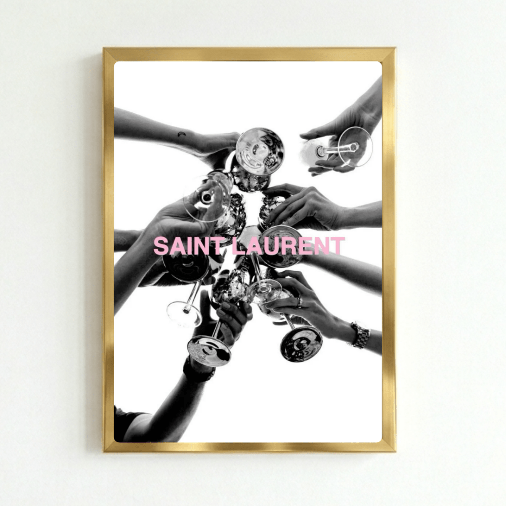 Luxury brand - Vibes DistrictLuxury brand poster GoldVibes District