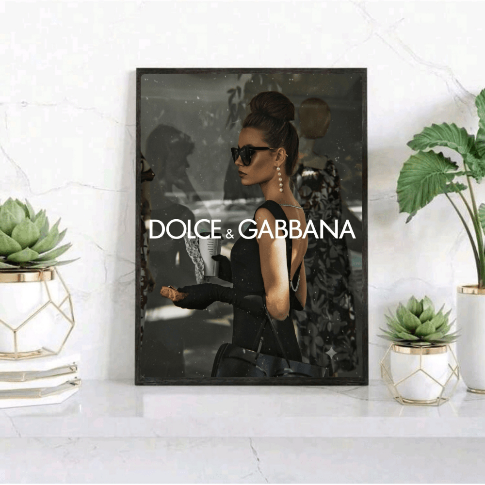 Luxury brand - Vibes DistrictLuxury brand poster GoldVibes District
