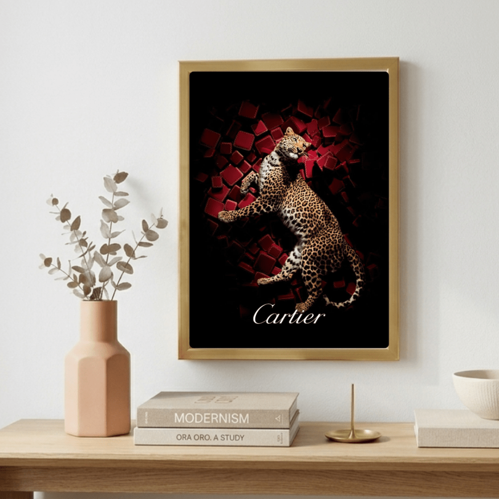 Luxury brand - Vibes DistrictLuxury brand poster GoldVibes District