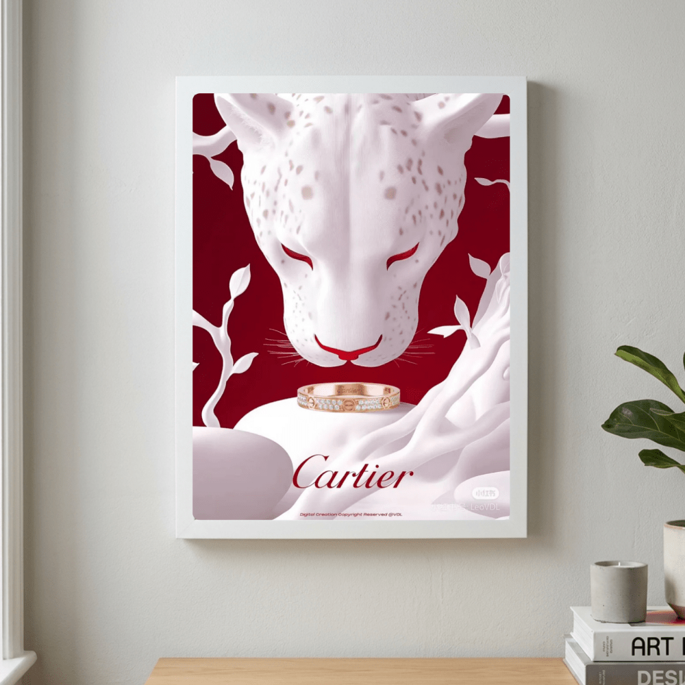 Luxury brand - Vibes DistrictLuxury brand poster GoldVibes District