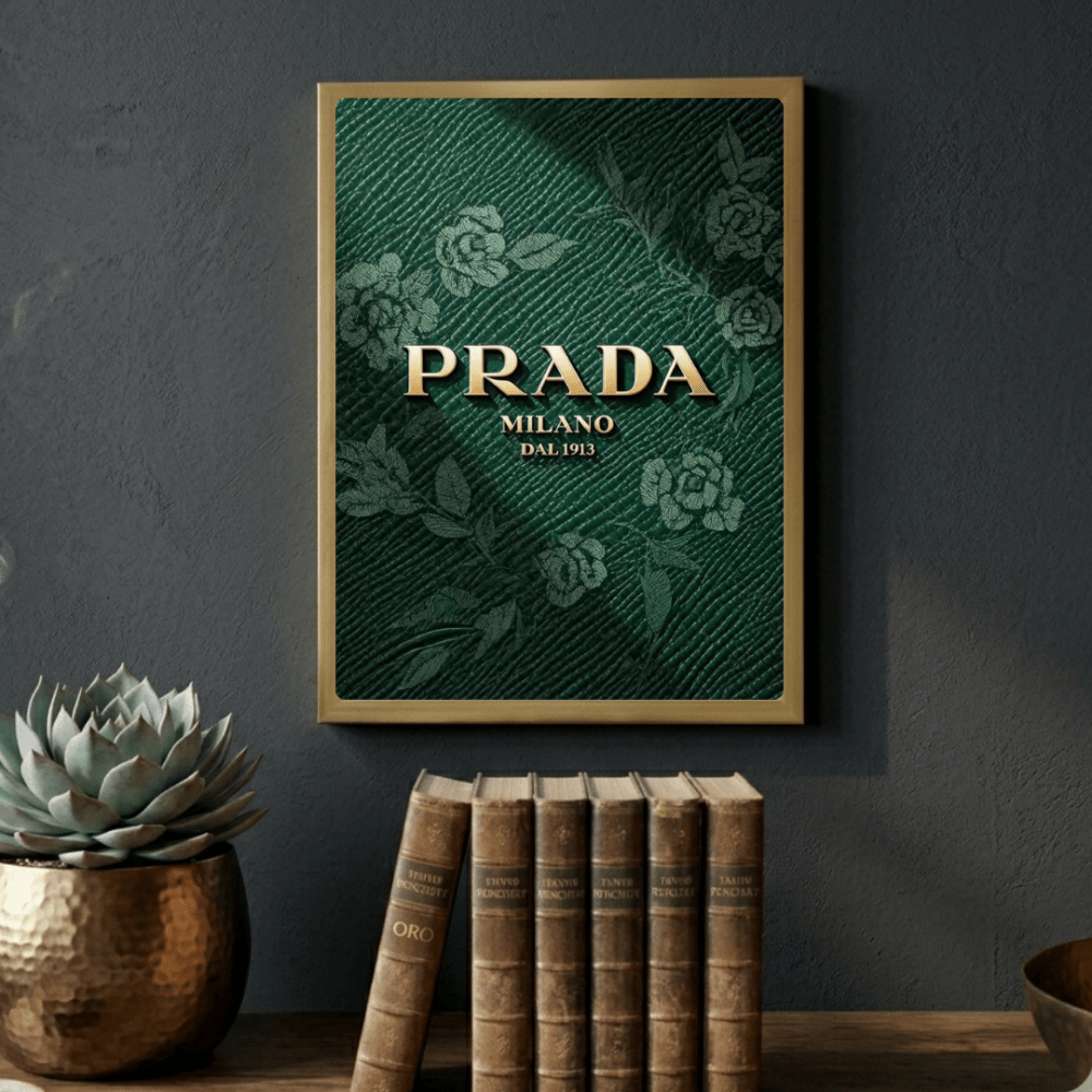 Luxury brand - Vibes DistrictLuxury brand poster GoldVibes District