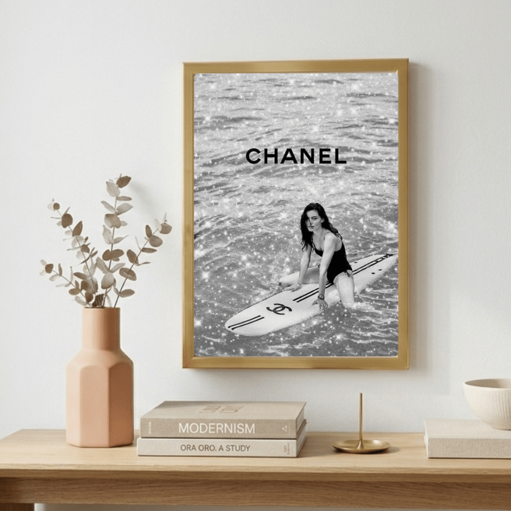 Luxury brand - Vibes DistrictLuxury brand poster GoldVibes District