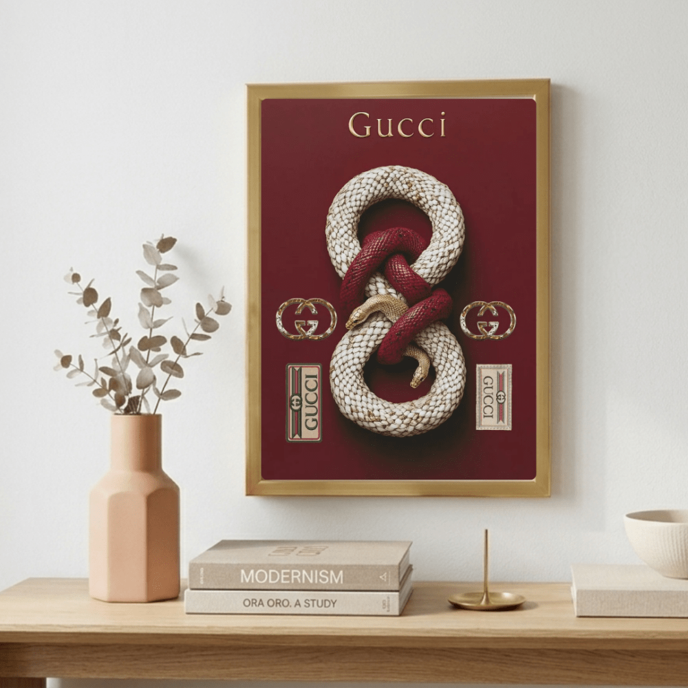 Luxury brand - Vibes DistrictLuxury brand poster GoldVibes District