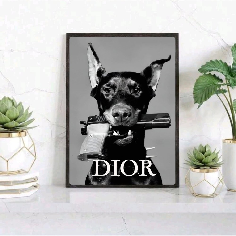 Luxury brand - Vibes DistrictLuxury brand poster GoldVibes District