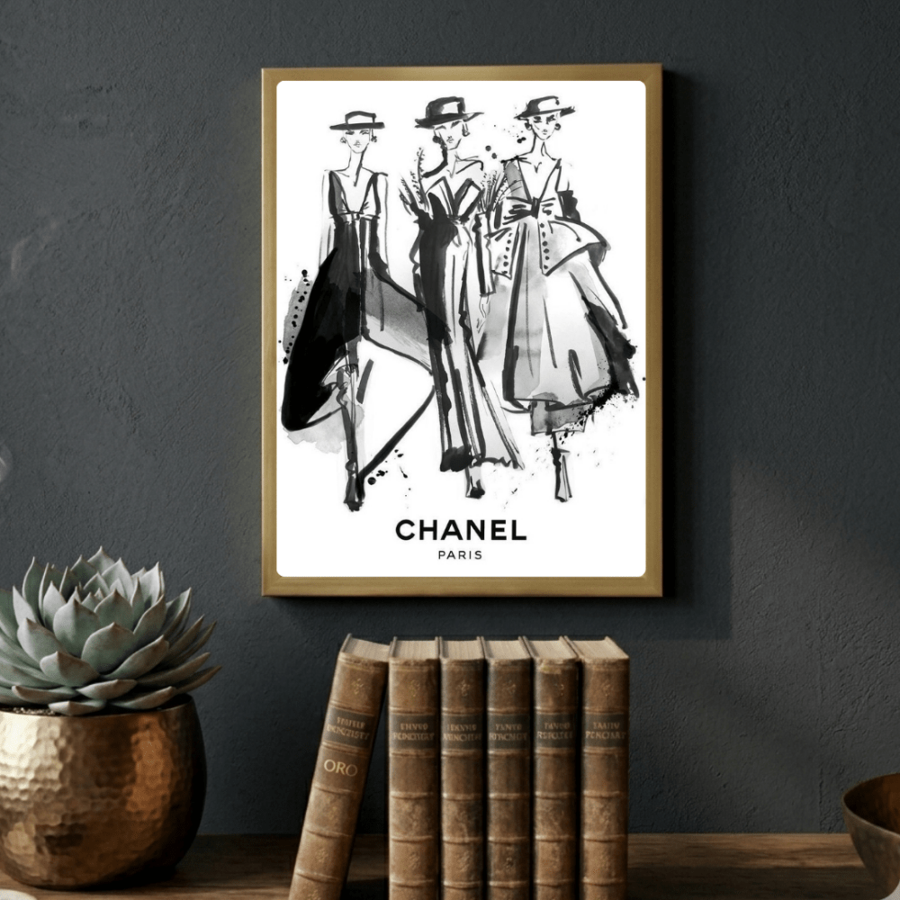 Luxury brand - Vibes DistrictLuxury brand poster GoldVibes District