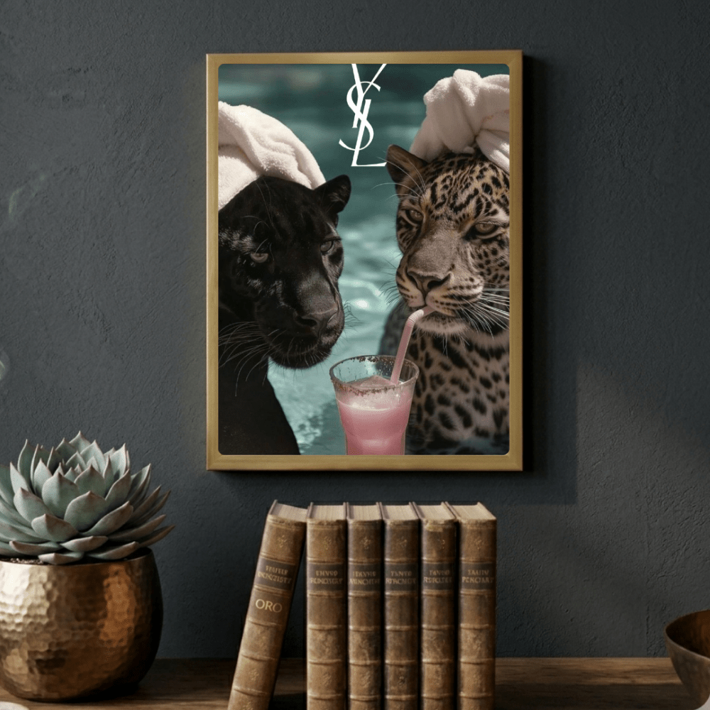 Luxury brand - Vibes DistrictLuxury brand poster GoldVibes District