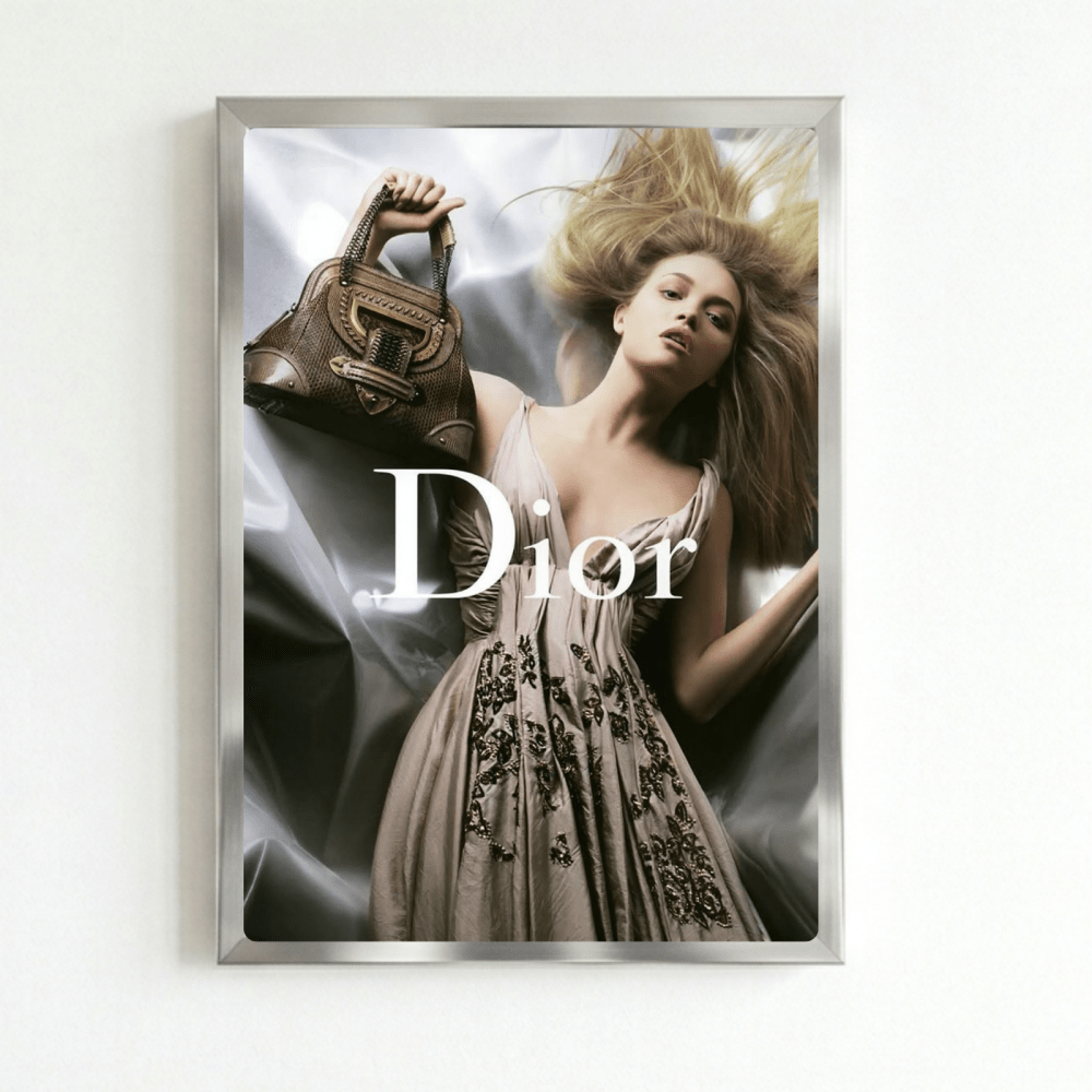 Luxury brand - Vibes DistrictLuxury brand poster SilverVibes District