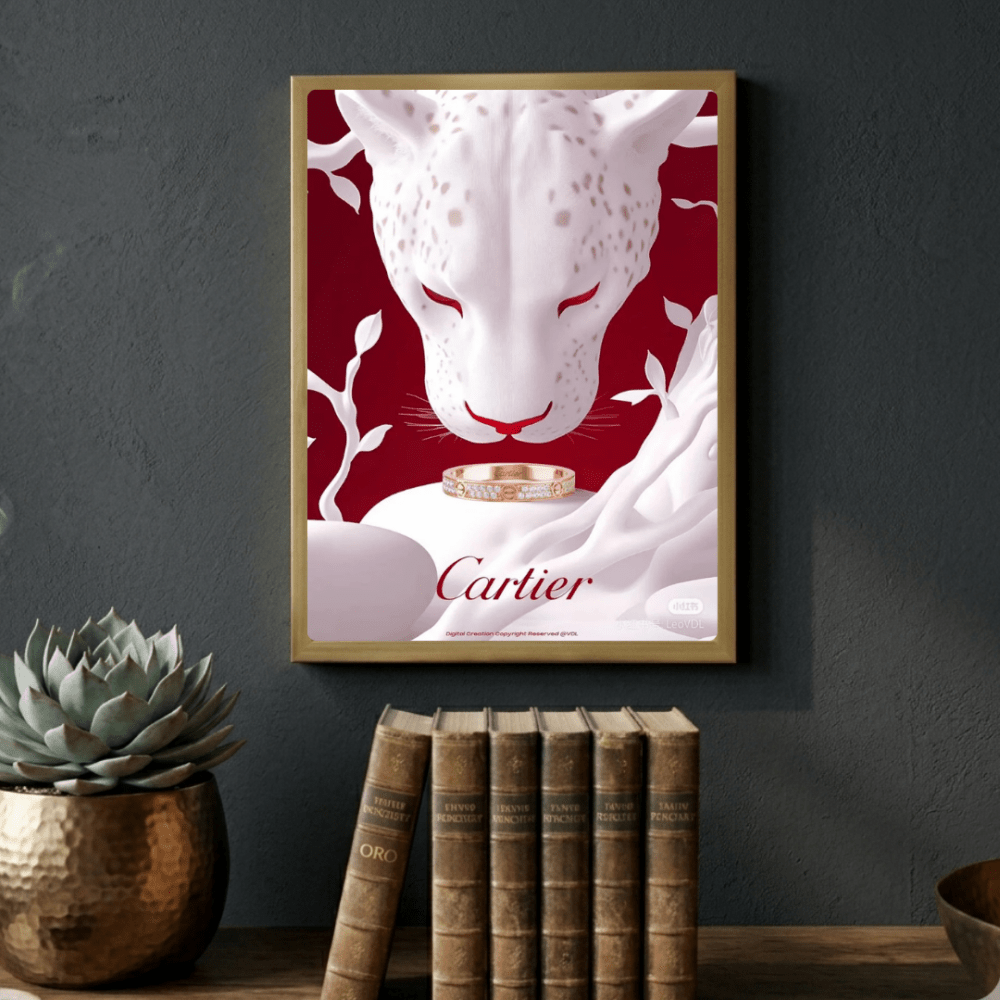 Luxury brand - Vibes DistrictLuxury brand poster GoldVibes District