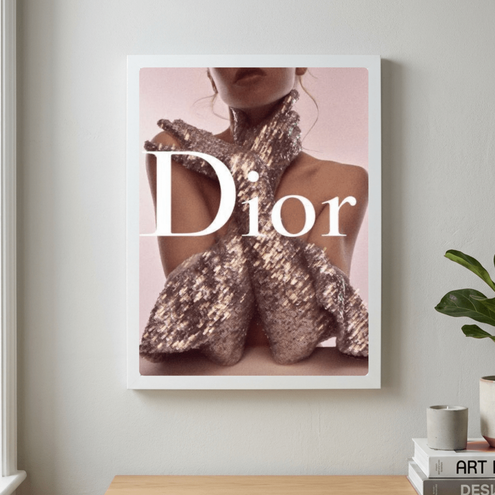 Luxury brand - Vibes DistrictLuxury brand poster GoldVibes District