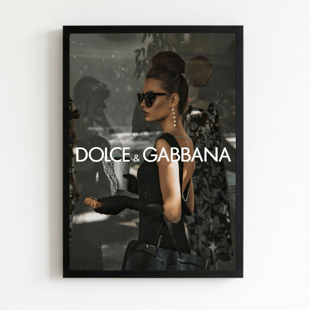 Luxury brand - Vibes DistrictLuxury brand poster NeroVibes District