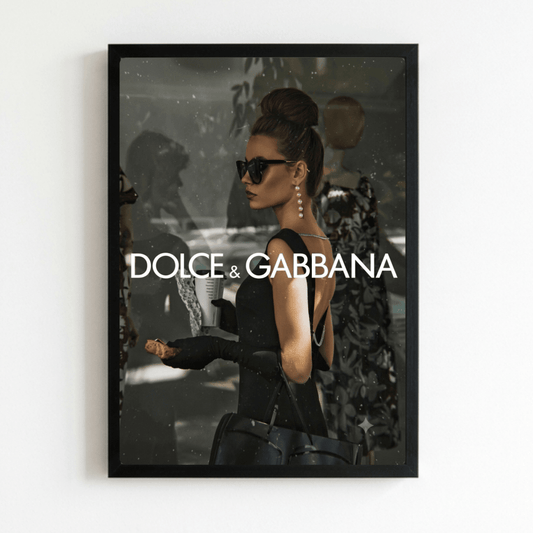 Luxury brand - Vibes DistrictLuxury brand poster NeroVibes District