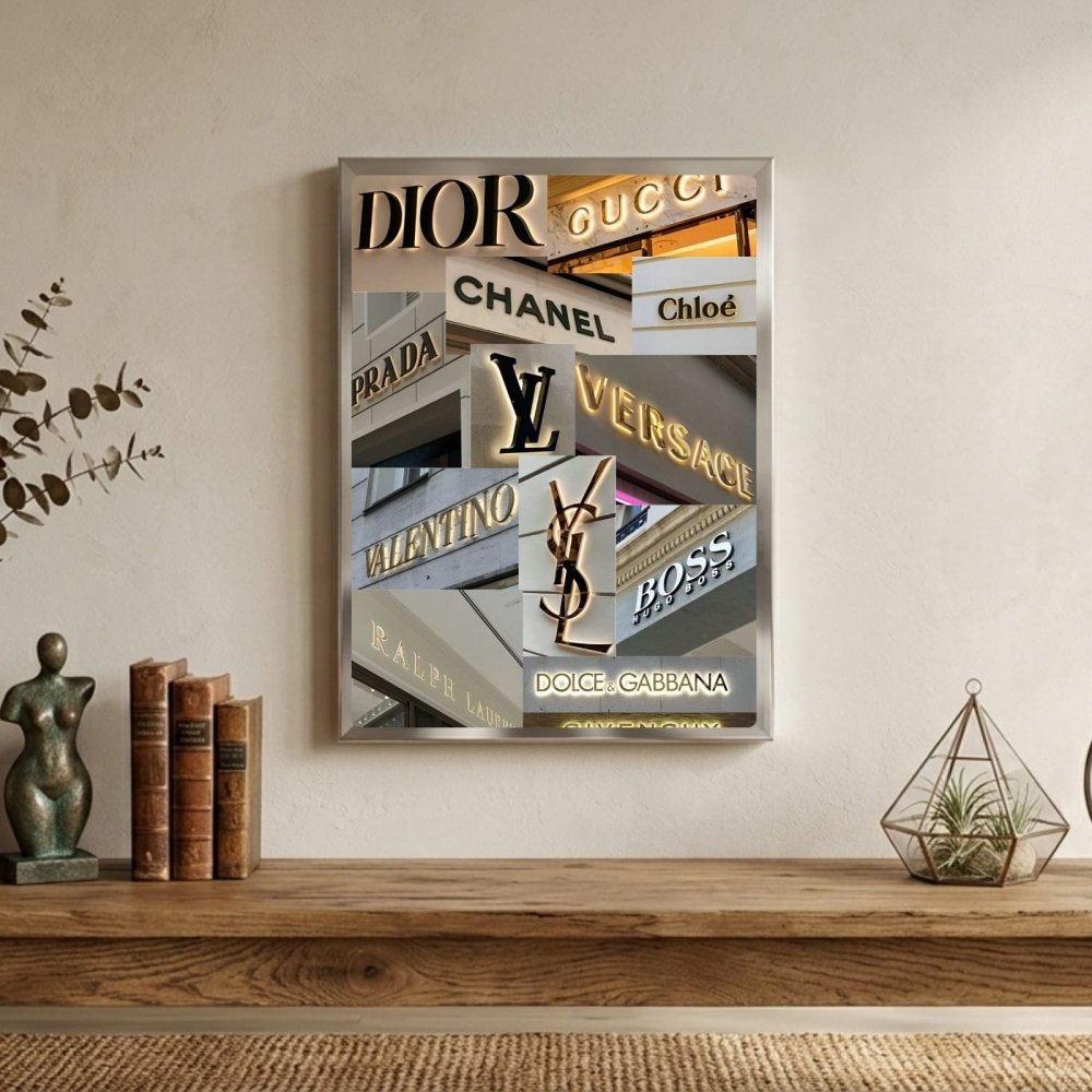 Luxury brand - Vibes DistrictLuxury brand poster GoldVibes District