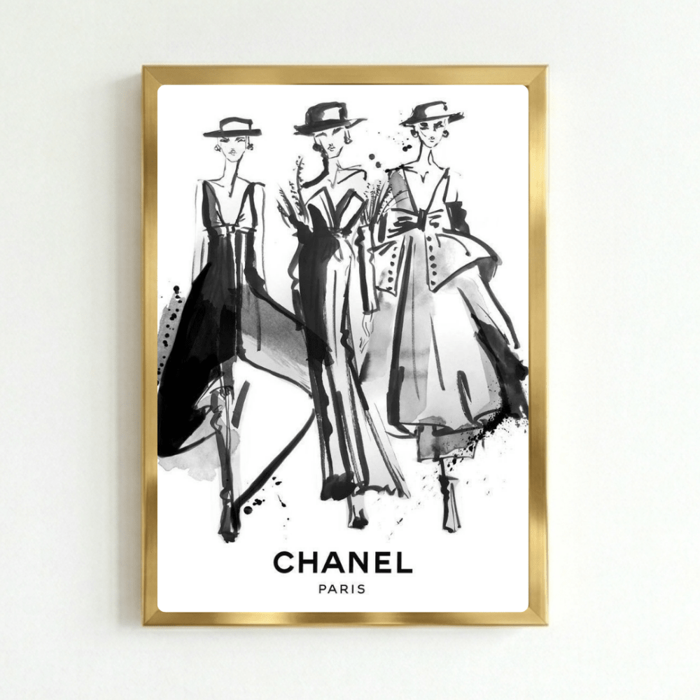 Luxury brand - Vibes DistrictLuxury brand poster GoldVibes District