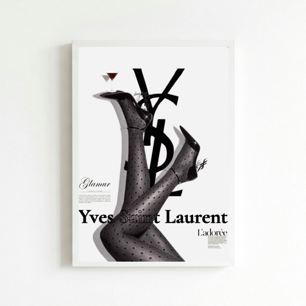 Luxury brand - Vibes DistrictLuxury brand poster BiancoVibes District