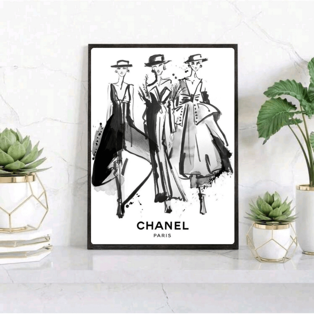 Luxury brand - Vibes DistrictLuxury brand poster GoldVibes District