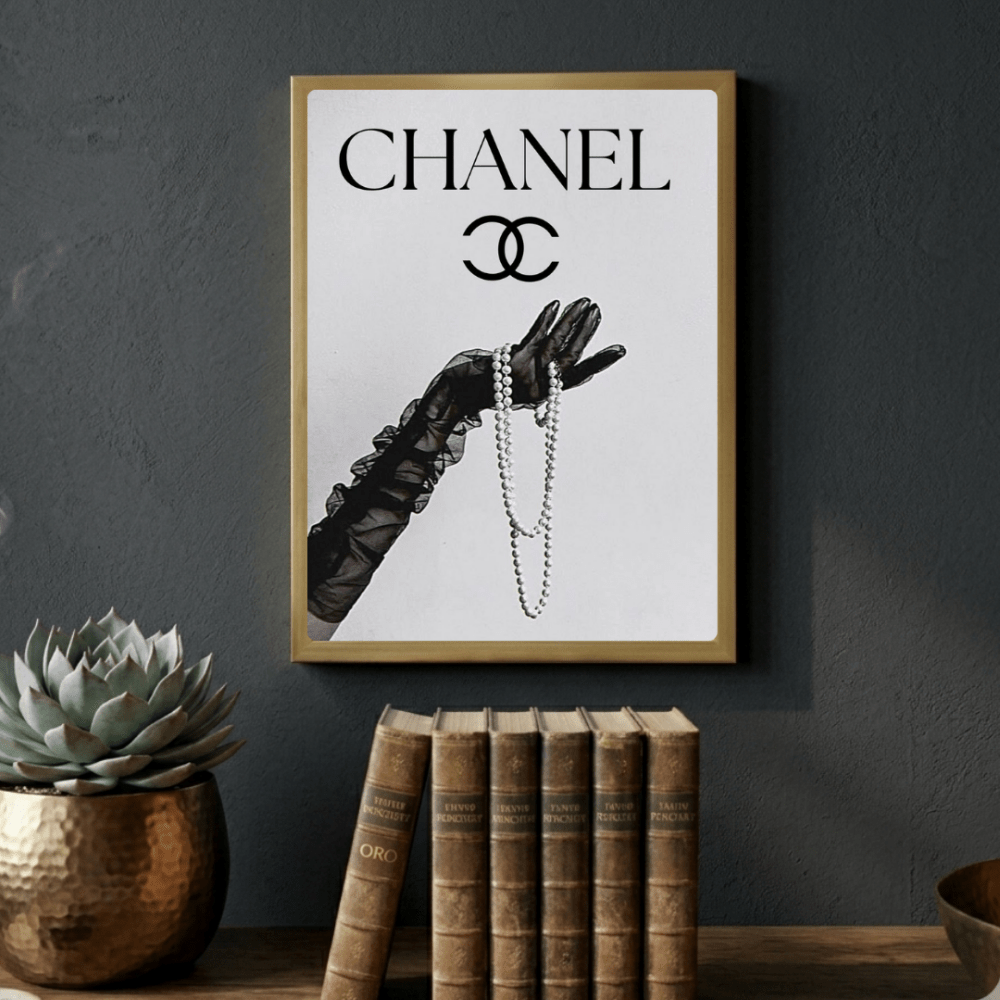Luxury brand - Vibes DistrictLuxury brand poster GoldVibes District