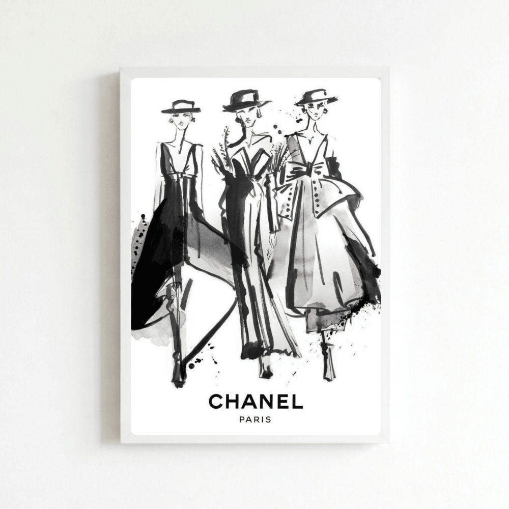Luxury brand - Vibes DistrictLuxury brand poster BiancoVibes District