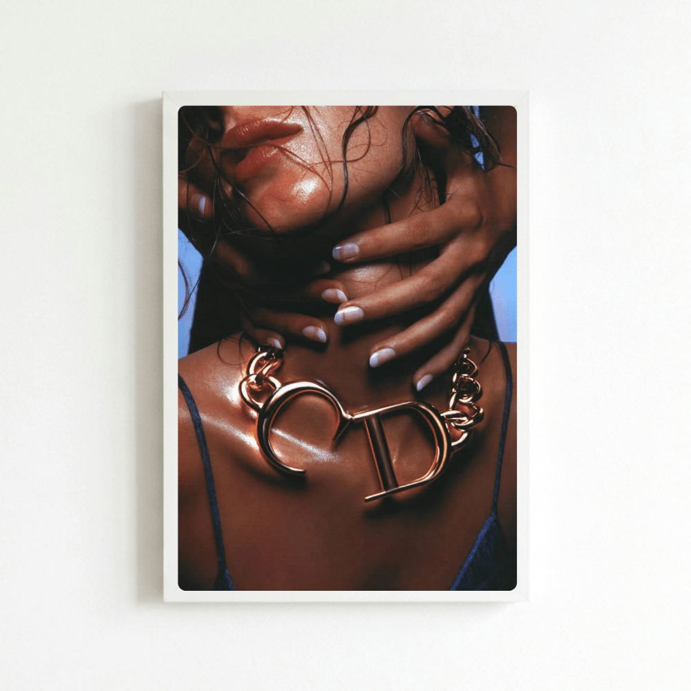 Luxury brand - Vibes DistrictLuxury brand poster BiancoVibes District