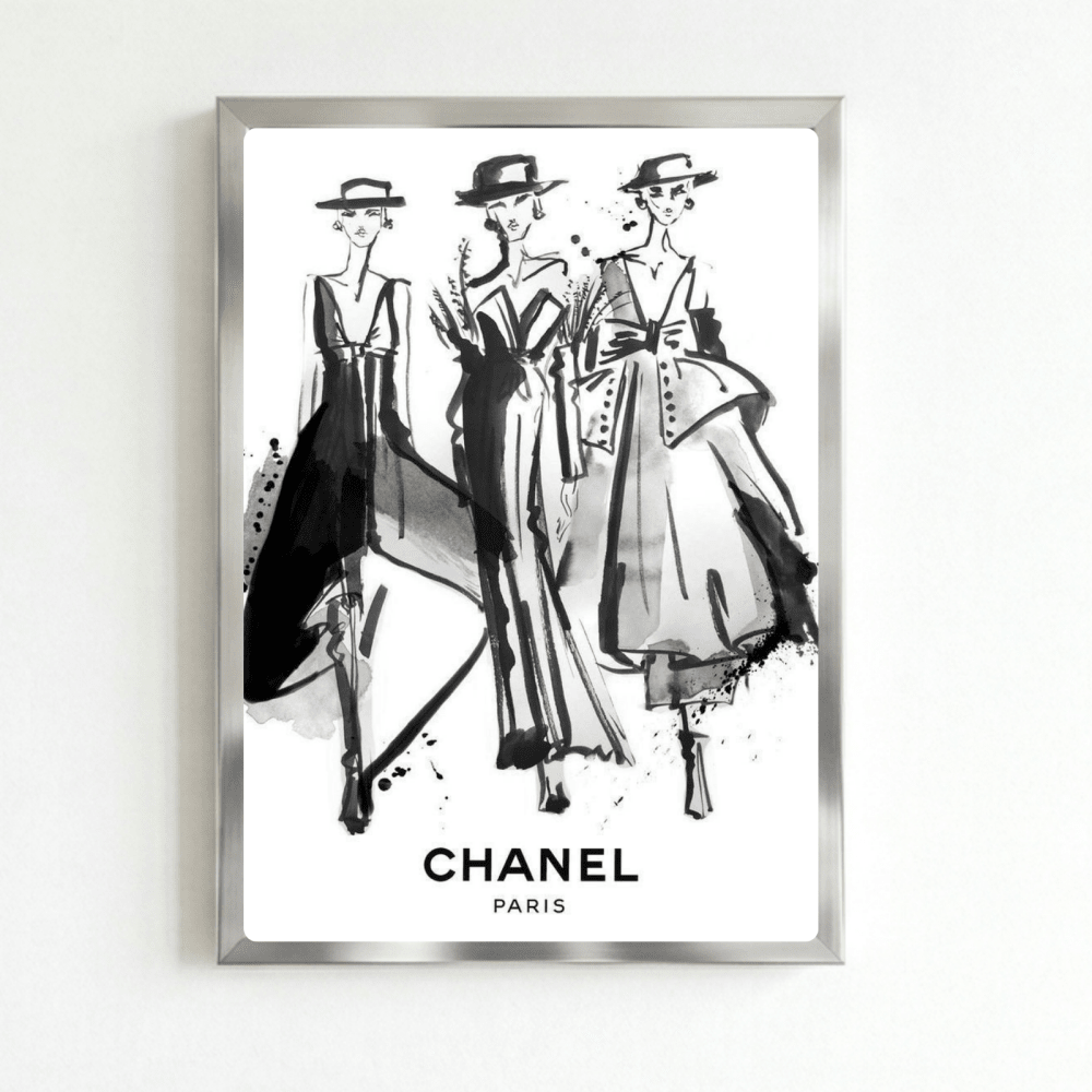 Luxury brand - Vibes DistrictLuxury brand poster SilverVibes District
