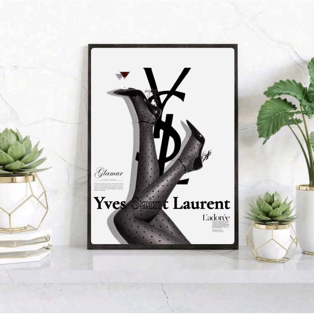 Luxury brand - Vibes DistrictLuxury brand poster GoldVibes District