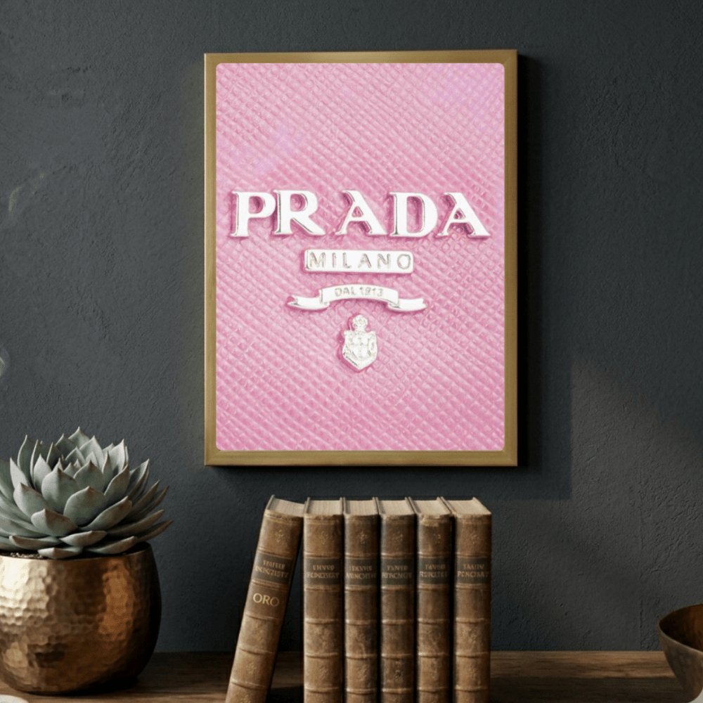 Luxury brand - Vibes DistrictLuxury brand poster GoldVibes District